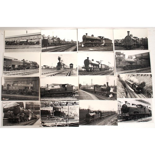 1001 - A collection of black and white photographs of locomotives on all regions 5½