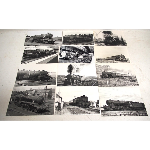 1006 - A collection of Black and White photographs featuring LMS/BR Moguls between 42945-42961, 5½