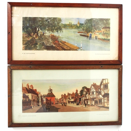 110 - BR framed & glazed carriage prints 