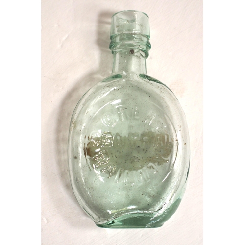 117 - GC Rly hip whisky bottle with remains of 