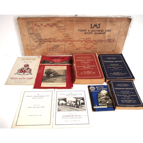 162 - A box of paperwork, including Luggage Labels, Wagon Labels, modern facsimile of historic posters and... 