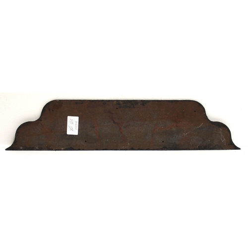 215 - L& YR Co C/I signal back board header plate 