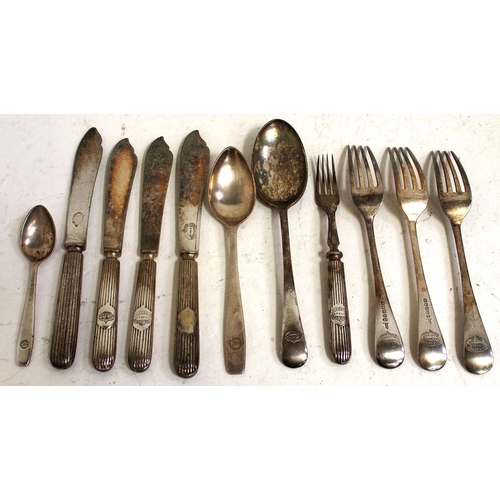 266 - Caledonian Steam Packet cutlery. (11) (D2) (Dispatch by Mailboxes/Collect from Banbury Depot)