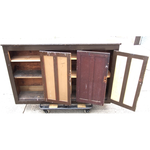 298 - GWR Signal box three shift cupboard recovered from GREAVES SIDING SIGNAL BOX (Banbury to Leamington ... 