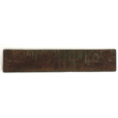 323 - GWR C/I pre grouping doorplate, 