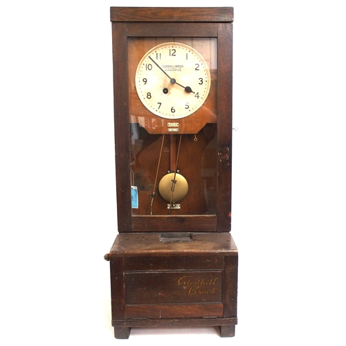 357 - British Railways (Western) Gledhill Brook timeclock, signature pattern, fully working condition comp... 