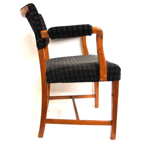 369 - BR(S) Restaurant Car chair, good solid condition with BR moquette. (C1) (Dispatch by Mailboxes/Colle... 