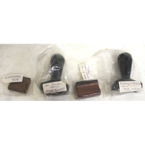 376 - BR(W) office ink stamps - 