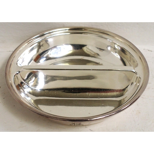 398 - GWR plated vegetable dish & lid, dish has full crest (crisp engraving, Hutton), lid post 1934 rounde... 