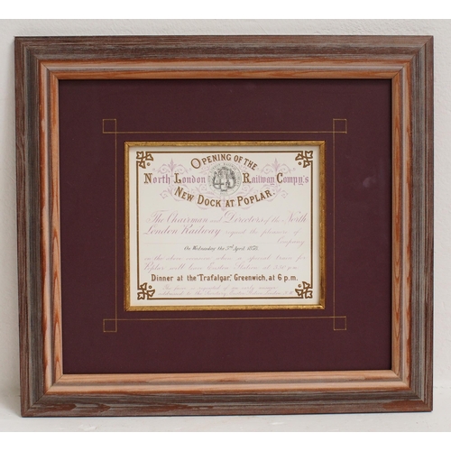 404 - M&GN Joint Rly framed & glazed certificate 