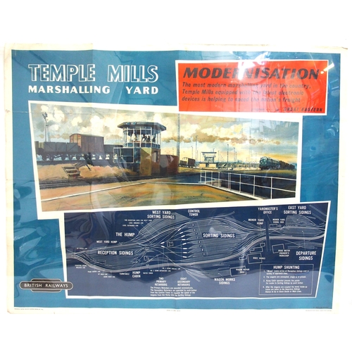 BR(E) d/r poster, Temple Mills. (C1) (Dispatch by Mailboxes/Collect from Banbury Depot)