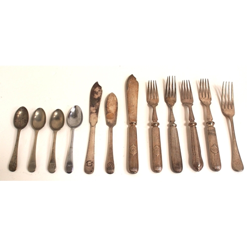 458 - Selection of LMS cutlery.(12) (D2) (Dispatch by Mailboxes/Collect from Banbury Depot)