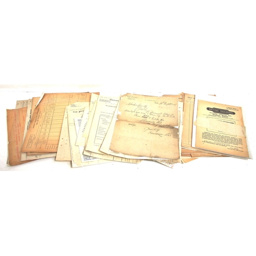 464 - Quantity (box) of ephemera including GWR, LNER, BR(S) Somerset & Dorset, LMS, agreements, plans (inc... 