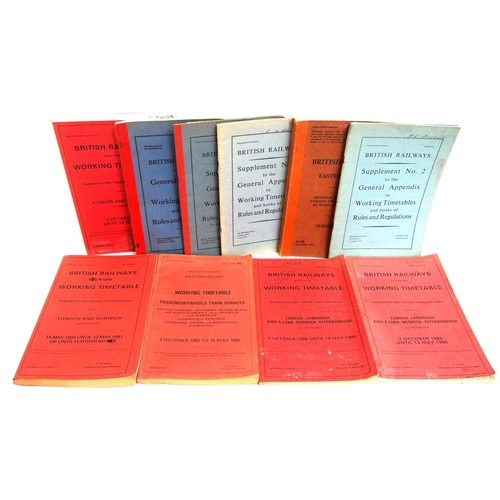 466 - Quantity (box) of Sectional Appendix, WTTs, instructional booklets, manuals etc. (D3X) (Dispatch by ... 