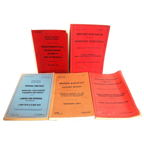 466 - Quantity (box) of Sectional Appendix, WTTs, instructional booklets, manuals etc. (D3X) (Dispatch by ... 