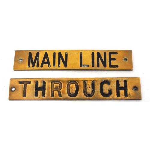 503 - NE Rly machine cut signal box shelf plates 