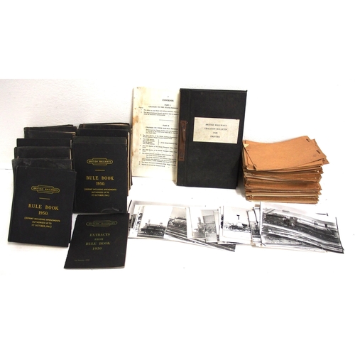 529 - BR 1950 bound Rule Books (10) plus the slimmer 