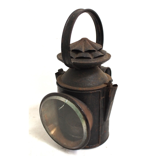 541 - LNER (GNR Pattern) handlamp, 1421, matching numbers on case & reservoir, remains of Sutton on Sea br... 