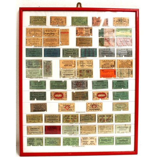 569 - Frame of Pre-Group tickets as per image. (DESK) (Dispatch by Mailboxes/Collect from Banbury Depot)