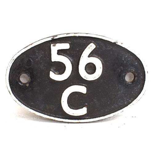 586 - BR C/I shedplate, 