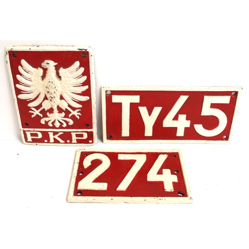 651 - Original Polish cabside set from Ty45 274. (3) (A2) (Dispatch by Mailboxes/Collect from Banbury Depo... 