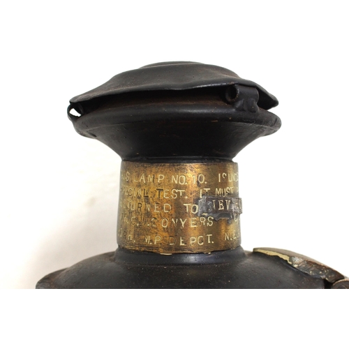 652 - BR(E) experimental locomotive headlamp prominently brass plated on cone 