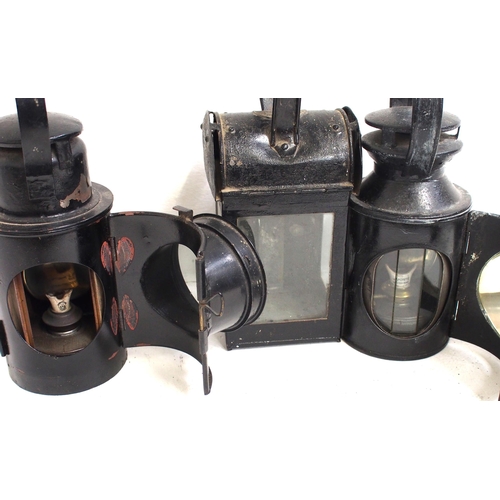 696 - LMS handlamps - two 4 aspect complete, one general purpose no reservoir. (3) (B1) (Dispatch by Mailb... 