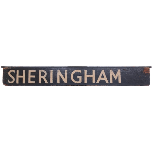 714 - Liverpool Street destination plates, NORTH WALSHAM, MANNINGTREE, SHERINGHAM, BISHOPS STORTFORD, AUDL... 