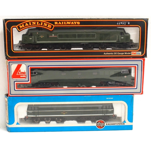 736 - Airfix, Mainline & Lima diesel locomotives - class' 31, 45  The Manchester Regiment & 52 Western Pio... 