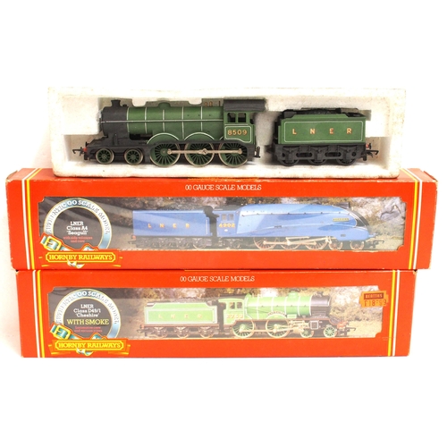 746 - Hornby 00 gauge locomotives one partly boxed, not tested. (3) (D4) (Dispatch by Mailboxes/Collect fr... 