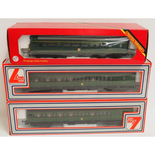 747 - Hornby & Lima 00 gauge DMUs & Hornby crane, all boxed, not tested. (3) (D4) (Dispatch by Mailboxes/C... 