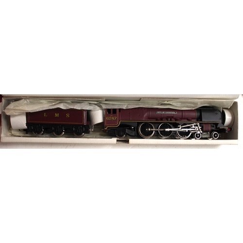 748 - Wrenn 00 gauge locomotives - 4-6-2 BARNSTAPLE, 4-6-2 EDDYSTONE, 4-6-2 CITY OF LIVERPOOL, all in very... 