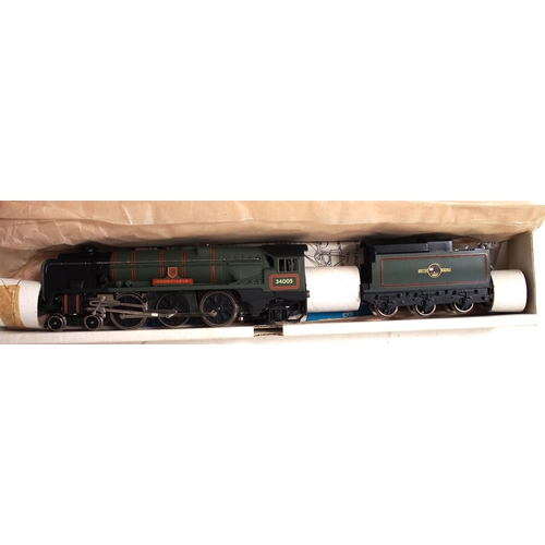 748 - Wrenn 00 gauge locomotives - 4-6-2 BARNSTAPLE, 4-6-2 EDDYSTONE, 4-6-2 CITY OF LIVERPOOL, all in very... 