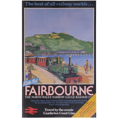 765 - Posters, double royal, modern image, Festiniog Railway, Fairbourne Railway, Mr Stupid (warning again... 