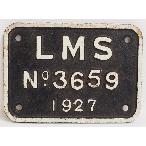 801 - LMS C/I locomotive tenderplate 