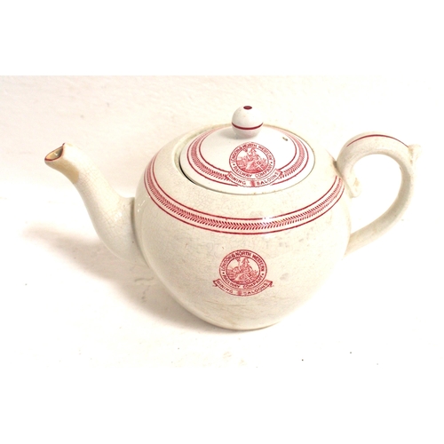 833 - LNWR Dining Saloon china tea pot my Copeland, with correct matching lid a very impressive piece, has... 