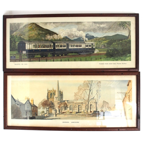 837 - BR(M) framed & glazed carriage print 