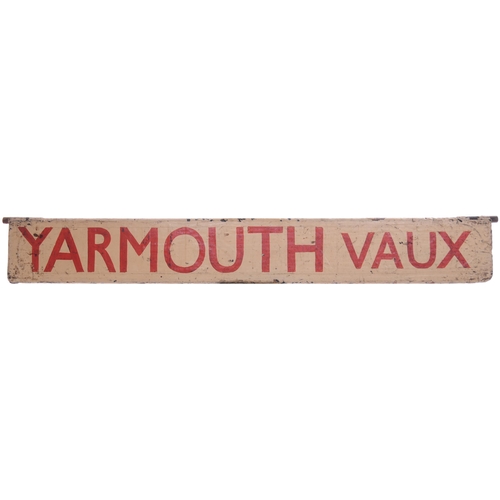 847 - Liverpool Street destination plates, HATFIELD PEVEREL, SUDBURY, YARMOUTH VAUX, WYMONDHAM, THETFORD, ... 