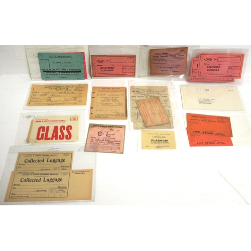 856 - LNER style telephone circuit cards Nottingham Victoria noted, selection of paperwork including GWR L... 