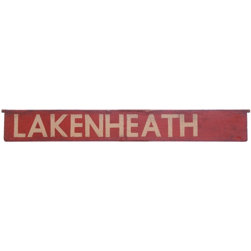 862 - Liverpool Street destination plates, LAKENHEATH, WHITTLESFORD, WATERBEACH, KELVEDON, CAMBRIDGE, pain... 