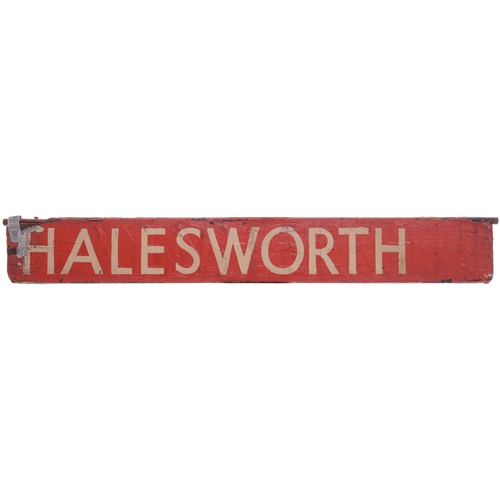 870 - Liverpool Street destination plates, WICKHAM MARKET, WOODBRIDGE, WITHAM, BRANDON, HALESWORTH, painte... 