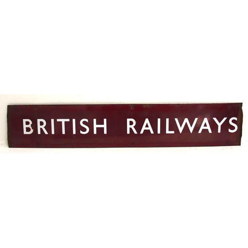 895 - BR(M) enamel poster board header 