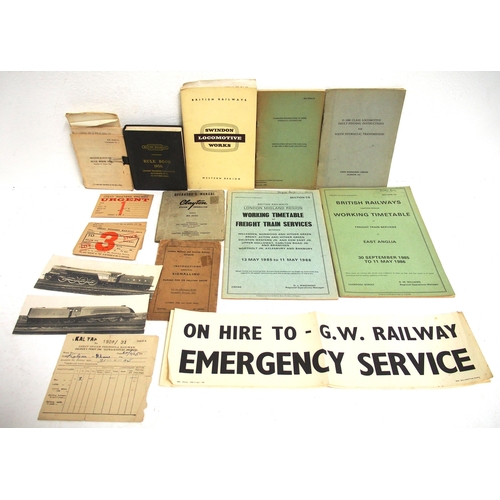 951 - Selection of documentation including BR carriage transfers, system maps (folded now rolled), D1000 f... 