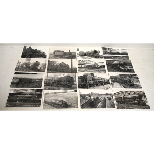 1005 - A collection of locomotives photographs in BR livery on all regions, 5½