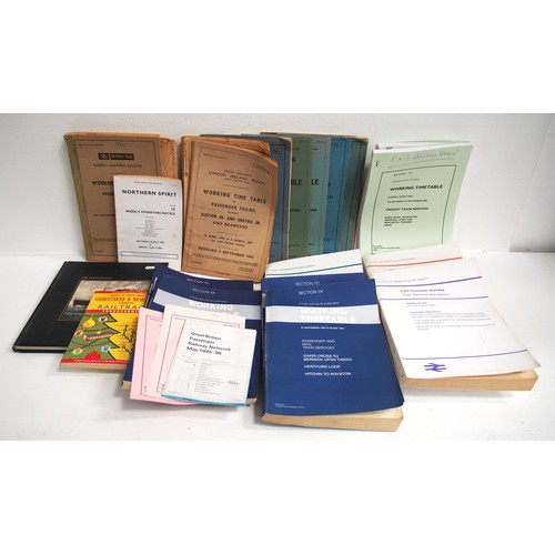 989 - Four boxes of WTTS & Public timetables etc - a delve. (PALSTR) (Dispatch by Mailboxes/Collect from B... 