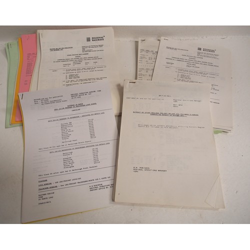 986 - Four boxes of WTTS & Public timetables, old DMU diagrams for Heaton/Neville Hill etc - a delve. (PAL... 