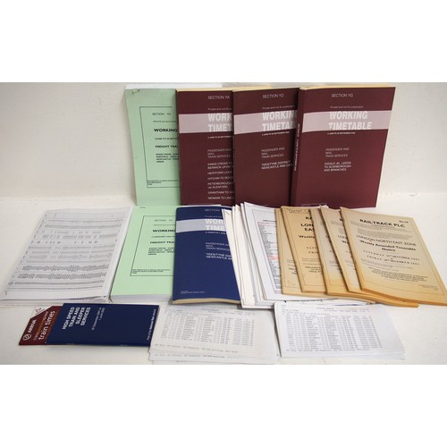 990 - Four boxes of WTTS & Public timetables etc - a delve. (PALSTR) (Dispatch by Mailboxes/Collect from B... 