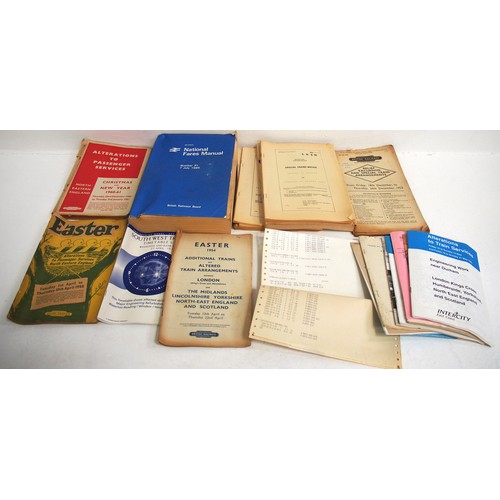 990 - Four boxes of WTTS & Public timetables etc - a delve. (PALSTR) (Dispatch by Mailboxes/Collect from B... 