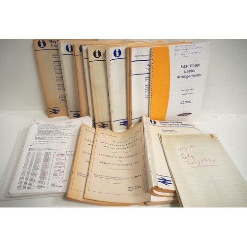 990 - Four boxes of WTTS & Public timetables etc - a delve. (PALSTR) (Dispatch by Mailboxes/Collect from B... 