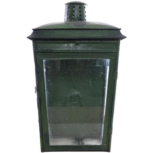 380 - A Somerset and Dorset Joint Railway platform lamp from Shillingstone station, height 24